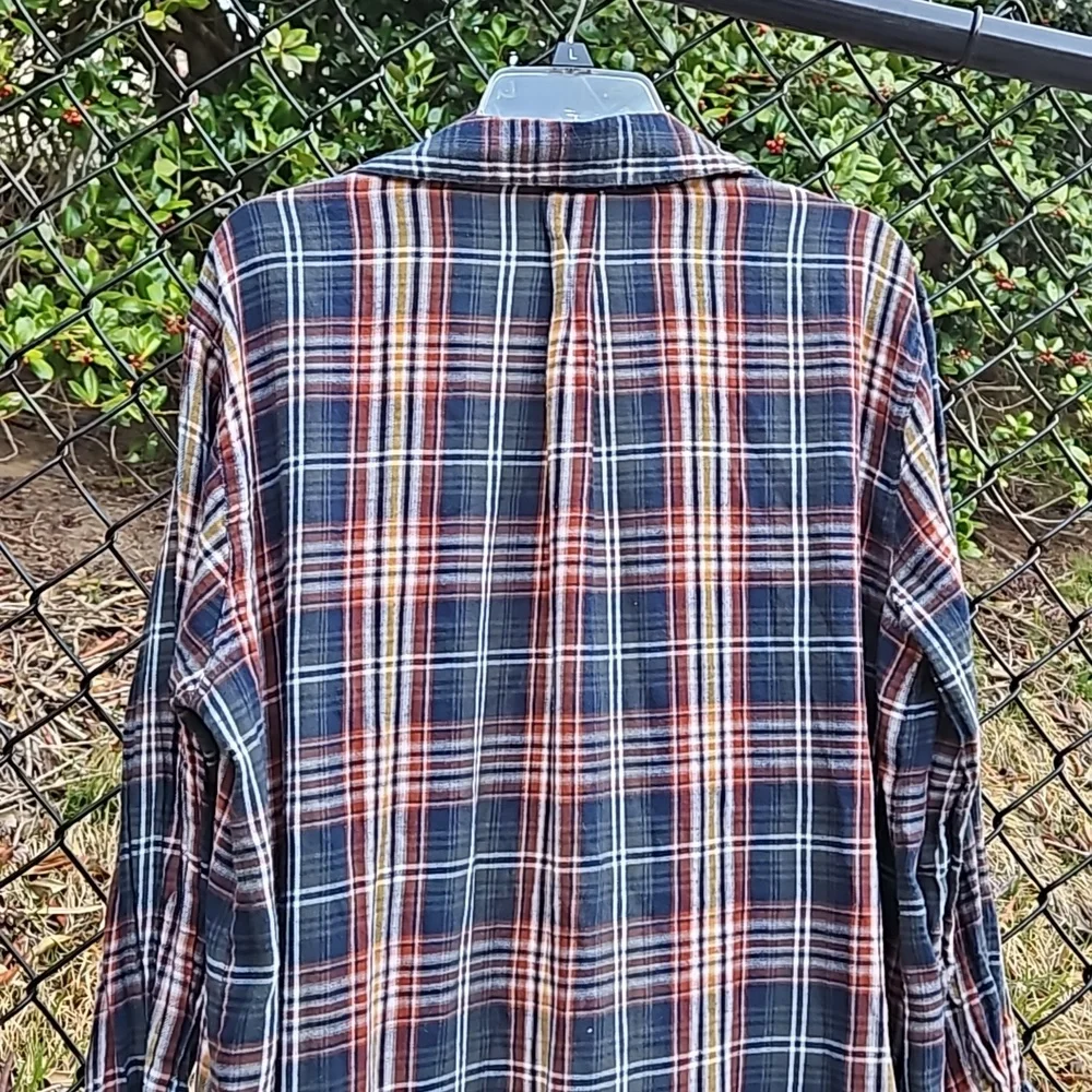 Natural life plaid long sleeve cover up - Picture 5 of 7